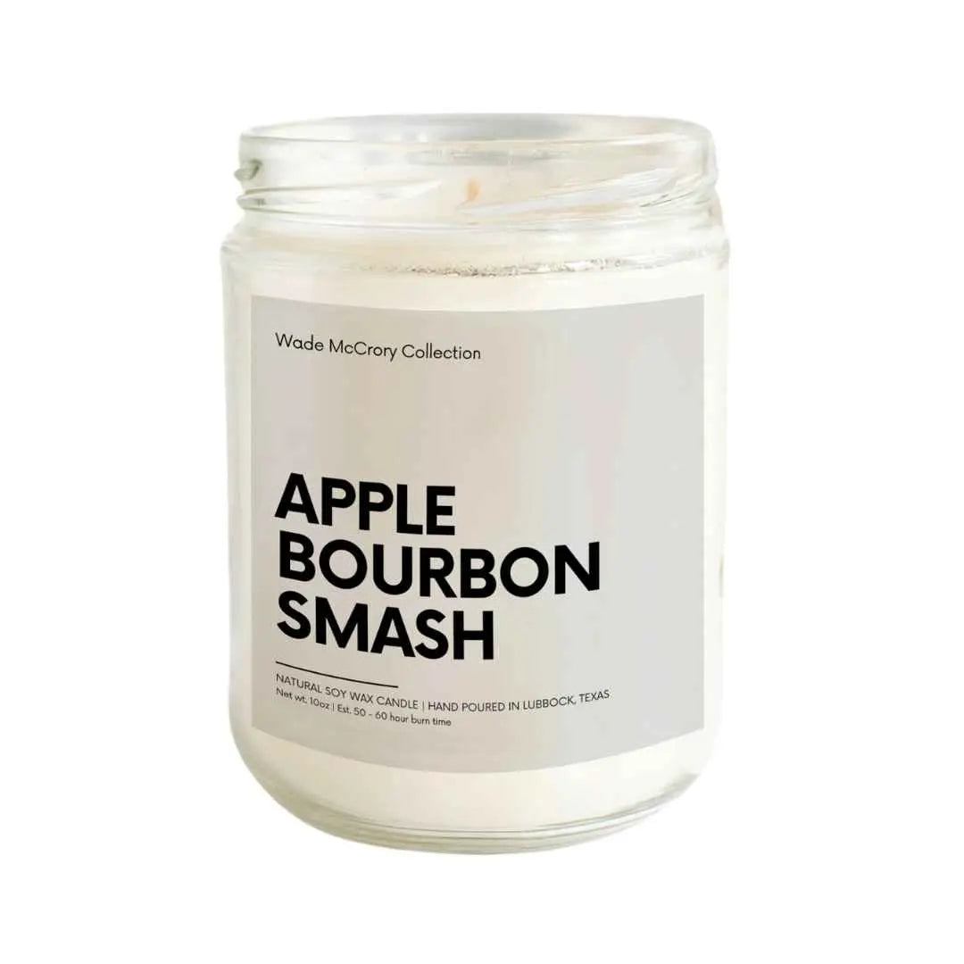 Apple Bourbon Smash 10oz Soy Candle - Wade McCrory Collection