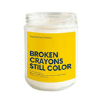 Broken Crayons Still Color Soy Candle - Wade McCrory Collection