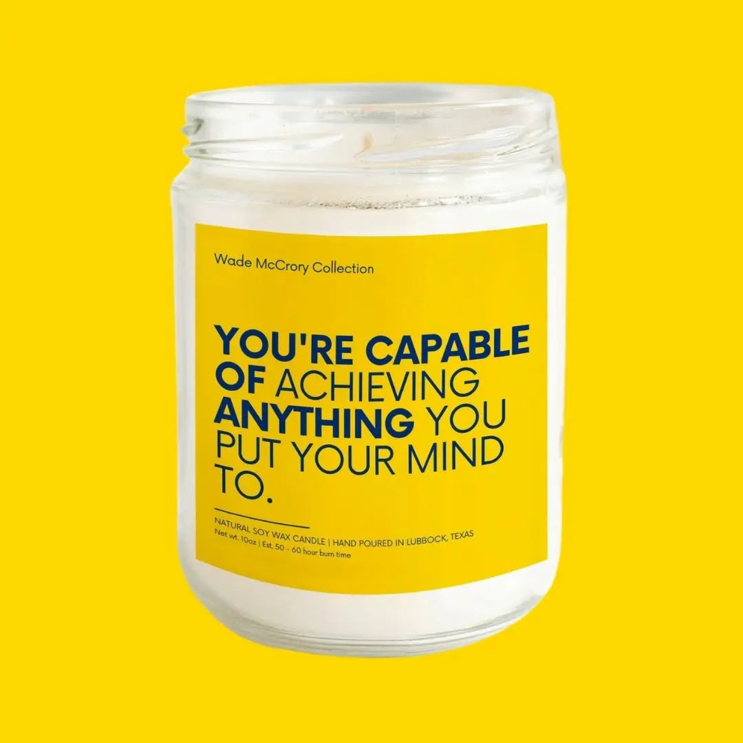 Capable Mind Soy Candle Wade McCrory Collection