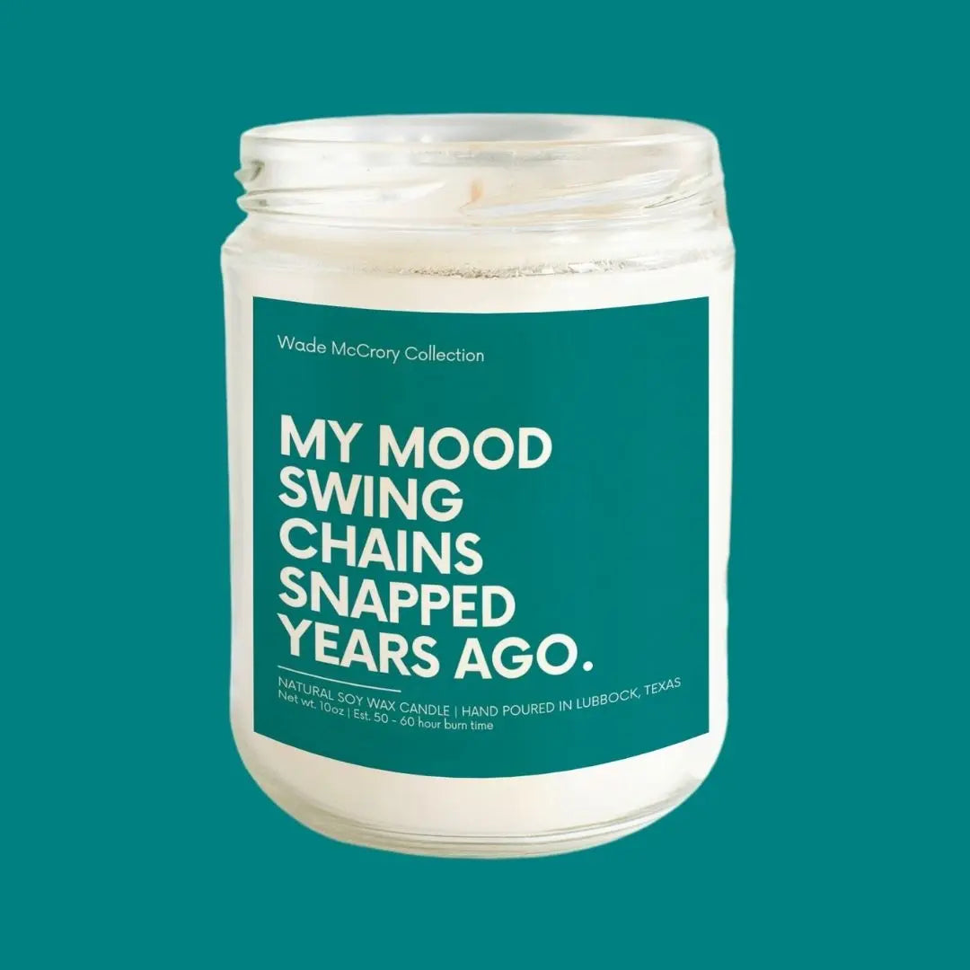 My Mood Swing Chains Soy Candle - Wade McCrory Collection