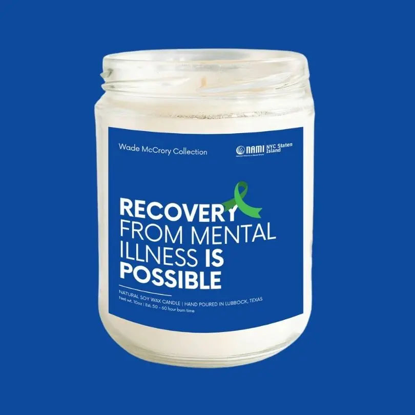 Recovery is Possible NAMI Soy Candle - Wade McCrory Collection