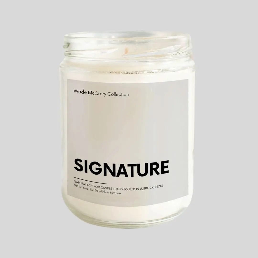 Signature Soy Candle - Wade McCrory Collection