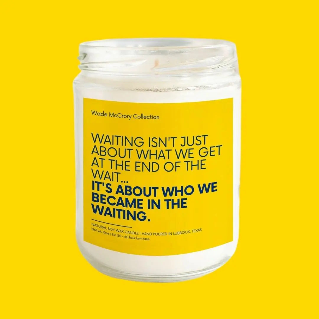 Who We Become Soy Candle Wade McCrory Collection